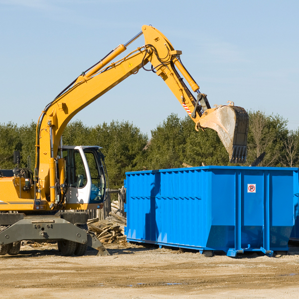 can i request a rental extension for a residential dumpster in Mentone